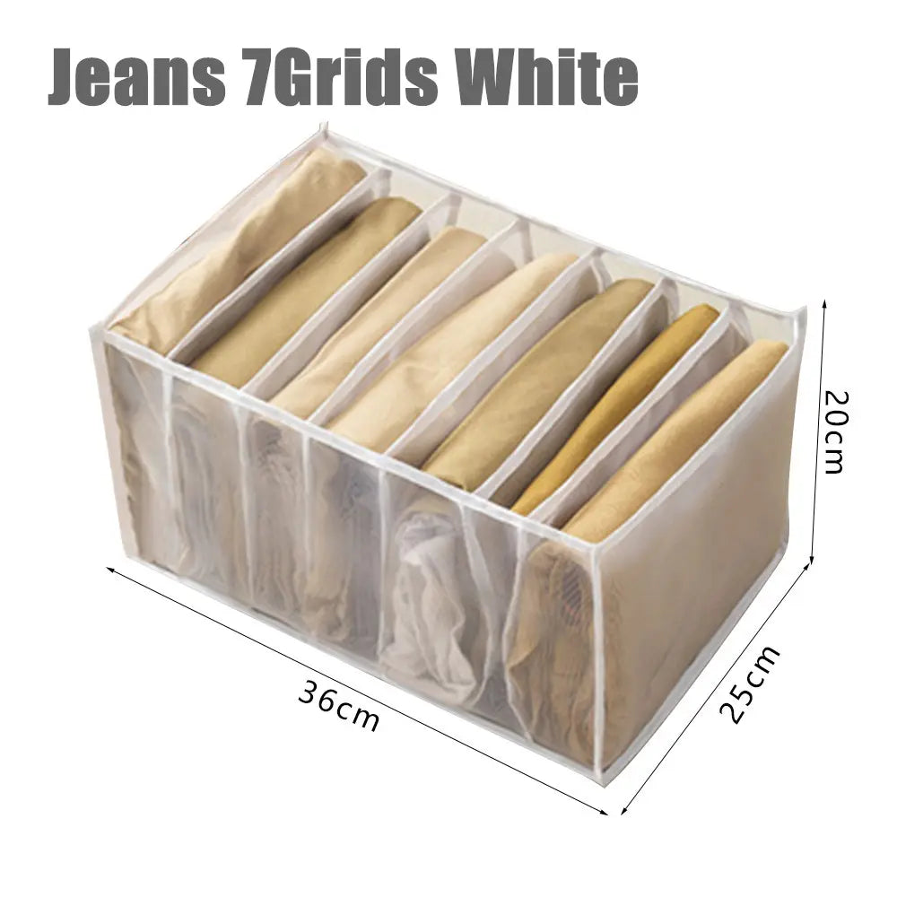 Jeans Organization Storage Box Closet Organizer Clothing Organization System Drawer Organizers Cabinet Pants Storage Organizer