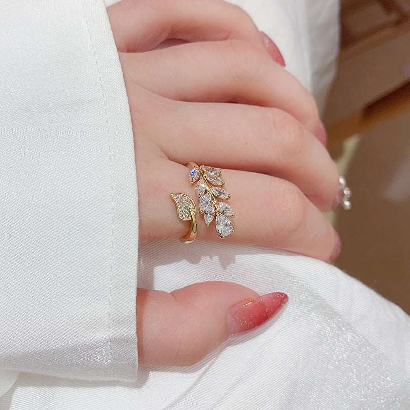 2022 New  Gold Open Rings For Woman Korean Fashion Jewelry Party Goth Girl's Unusual Rings