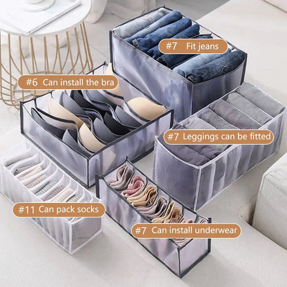 Jeans Organization Storage Box Closet Organizer Clothing Organization System Drawer Organizers Cabinet Pants Storage Organizer