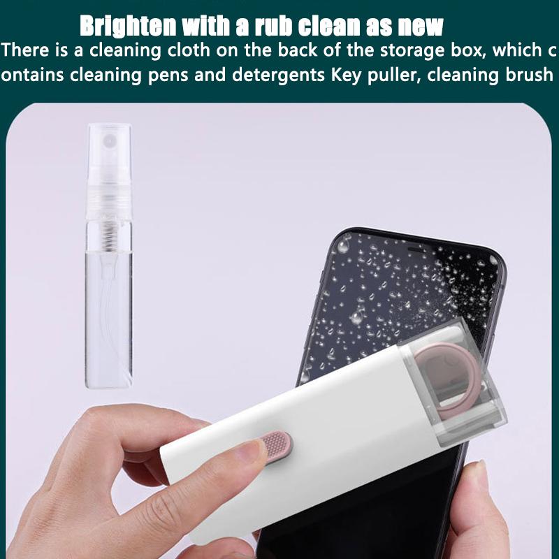 7-in-1 Multi-function Bluetooth-compatible Headset Cleaning Pen Portable Earbuds Cleaner Kit For Computer Mobile Phone