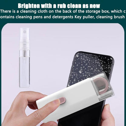 7-in-1 Multi-function Bluetooth-compatible Headset Cleaning Pen Portable Earbuds Cleaner Kit For Computer Mobile Phone