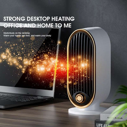 800W Electric Heater Portable Desktop Fan Heater PTC Ceramic Heating Warm Air Blower Home Office Warmer Machine for Winter