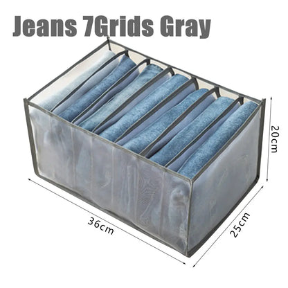 Jeans Organization Storage Box Closet Organizer Clothing Organization System Drawer Organizers Cabinet Pants Storage Organizer