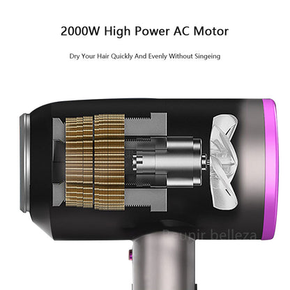 Anion Hair Dryer Professional Blow Drier Hot Cold Wind Temperature Control Hair Dryers Free Shipping Salon Style Tool For Hair