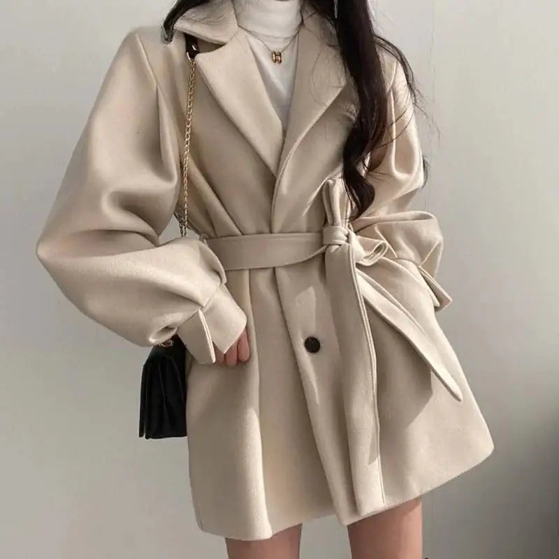 Thickened Wool Coat