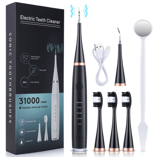 Electric Teeth Cleaner Dental Calculus Scaler Teeth Whitening Plaque Coffee Stain Tartar Removal High Frequency Sonic Toothbrush