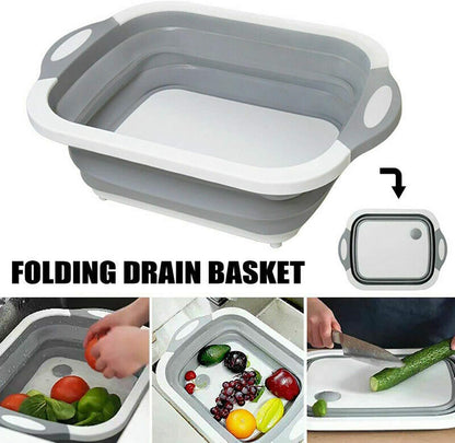 Household Folding Wash Basin Plastic Foldable Basin Travel Outdoor Camp Basins