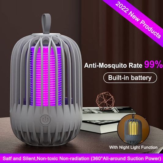 Mosquito Killer Lamp UV Mosquito Lamp Camping Lantern Portable USB Rechar Bug Zapper Fly Killer Lights for Indoor Garden Camping