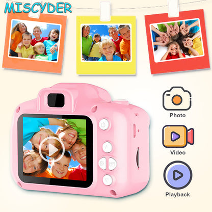 Mini Cartoon Kids Photo Camera 2 Inch HD Screen Children Digital Camera Video Recorder Camcorder Toys For Child Birthday Gift