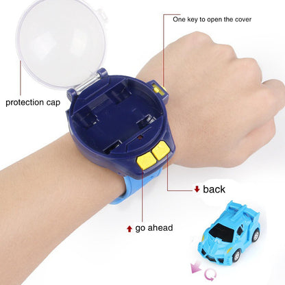 Mini Watch Control Car Cute RC Car Accompany With Your Kids Gift For Boys Kids On Birthday ChristmasWatch RC Car Toy