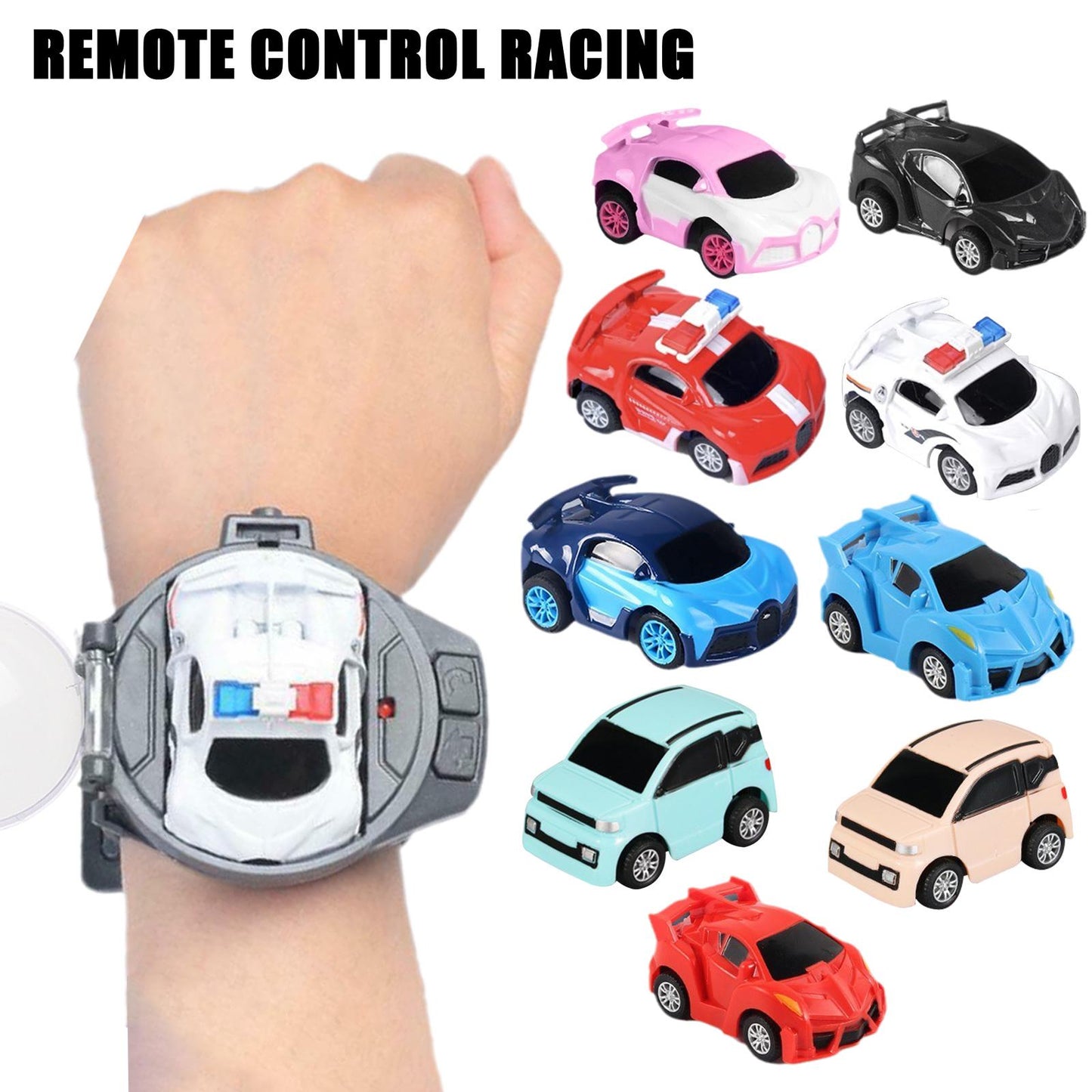 Mini Watch Control Car Cute RC Car Accompany With Your Kids Gift For Boys Kids On Birthday ChristmasWatch RC Car Toy