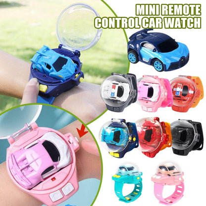 Mini Watch Control Car Cute RC Car Accompany With Your Kids Gift For Boys Kids On Birthday ChristmasWatch RC Car Toy