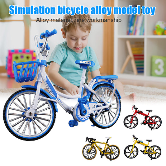 Simulation Bicycle Alloy Model Toy Mini Boys Toy Creatived Game Gift Kids Model Building Kits New Design