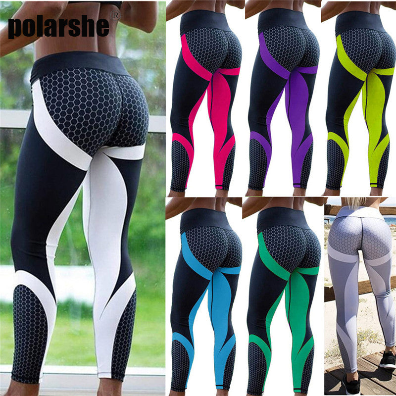 المرأة مثير رفع السراويل المطبوعة اللياقة البدنية طماق الصالة الرياضية Leginsy كمال الاجسام Leggins سلس يغطي الرجل عالية الخصر سروال ضيق 