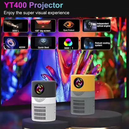 P400 YT400 Portable Mini Projector