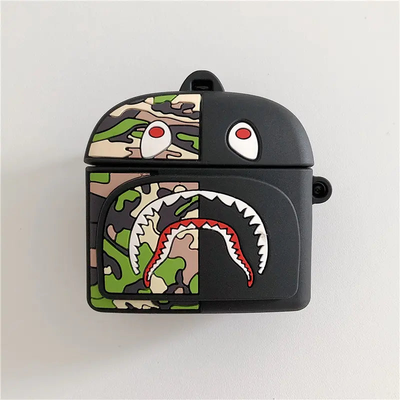 Creative Shark Backpack AirPods Case