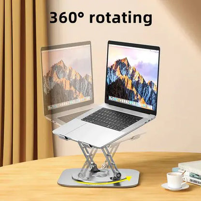 360° Rotatable Laptop Stand - Foldable & Portable Computer Stand for All MacBook/Laptops